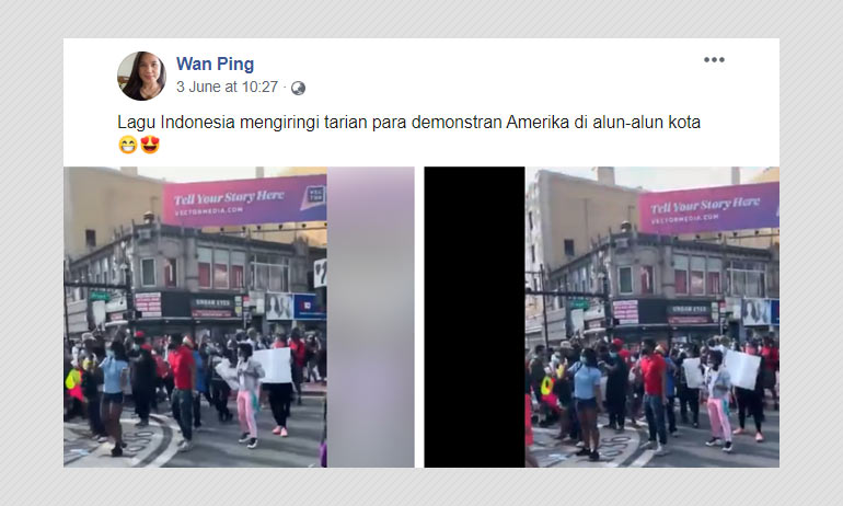 Did Black Lives Matter Protesters In USA Dance To An Indonesian Song? Did Black Lives Matter Protesters In USA Dance To An Indonesian Song?