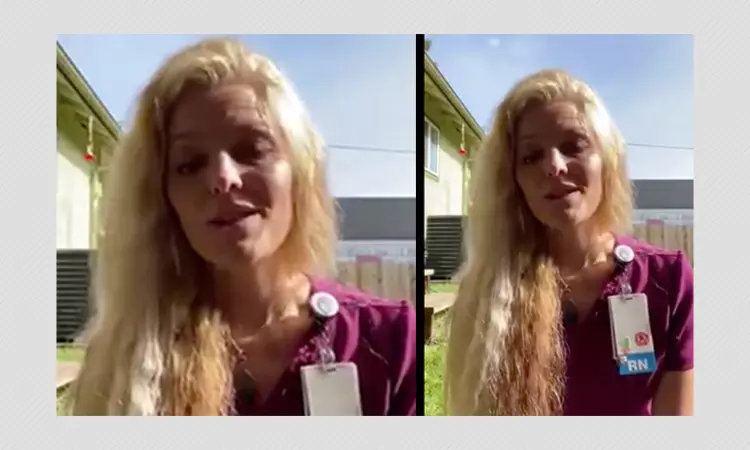 Nurse Gives Misleading Information About Masks In Viral Video
