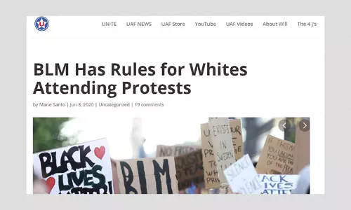 Did Black Lives Matter Issue Rules For White Protesters? A Fact Check