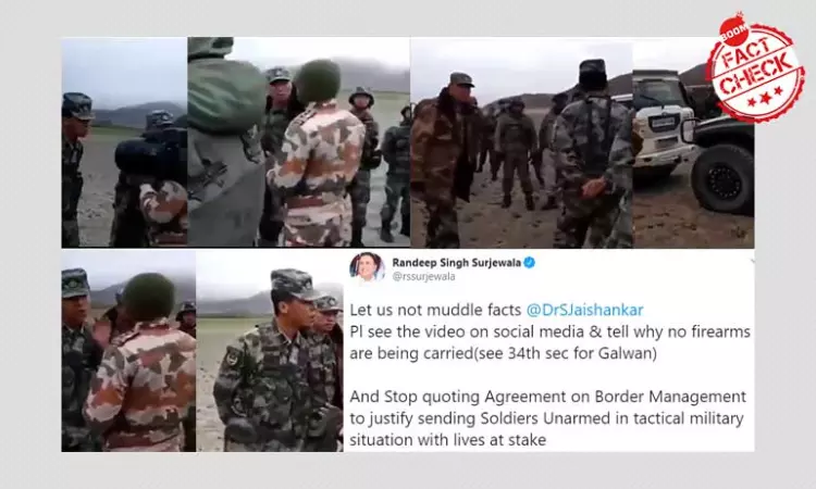 Randeep Surjewala Peddles Old Clips Of India-China Clashes As Recent