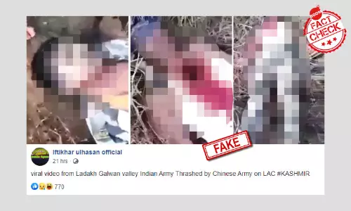 Video Of Injured BSF Jawans In Meghalaya Peddled As Galwan Valley Clash