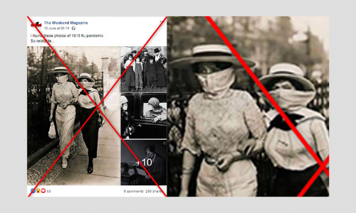 Vintage Photos Taken During Spanish Flu Pandemic? Not Quite