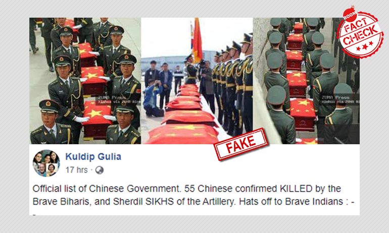 Unrelated Photos Falsely Shared As Chinese Soldiers Killed In India-China Clash Unrelated Photos Falsely Shared As Chinese Soldiers Killed In India-China Clash