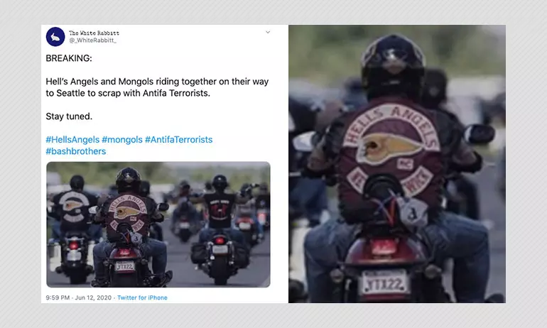 Did Biker Gangs Unite To Drive Antifa Out Of Seattle? A Fact Check