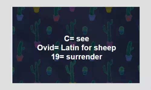 No, COVID-19 Does Not Translate To See A Sheep Surrender In Latin