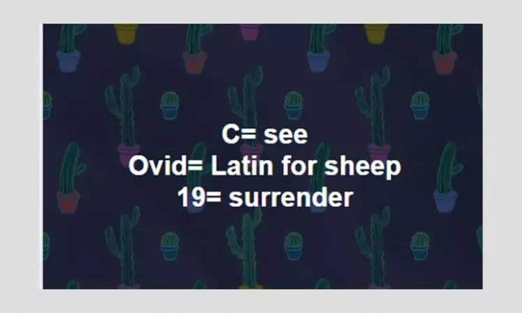 No, COVID-19 Does Not Translate To See A Sheep Surrender In Latin