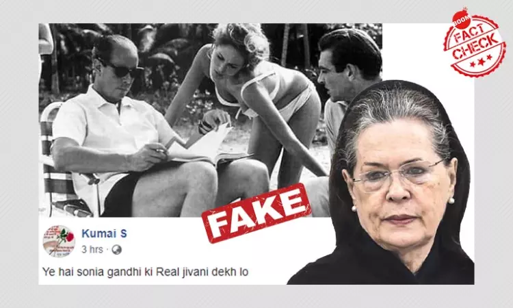 Photo Of James Bond Movie Actress Passed Off As Sonia Gandhi