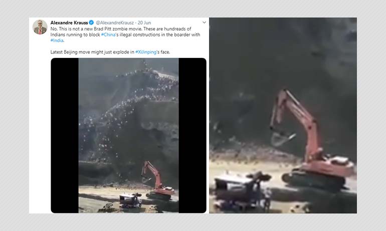 Video From Myanmar Jade Mine Shared With Galwan Valley Clash Claim Video From Myanmar Jade Mine Shared With Galwan Valley Clash Claim