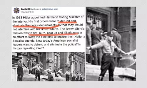 No, Nazis Under Hermann Goering Did Not Defund German Police