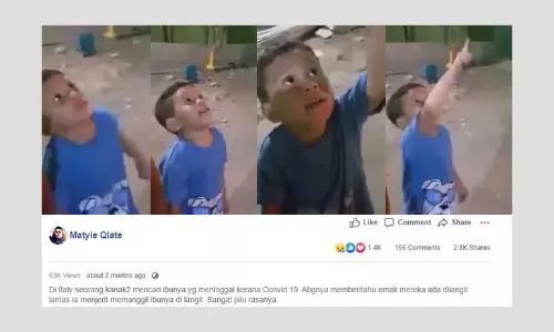 Video Of Boy Calling Out To Dead Mother Shot Before COVID-19 Pandemic