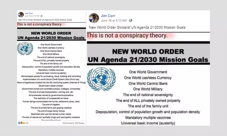 Is Establishing A One World Government A Part Of UNs mission goals?