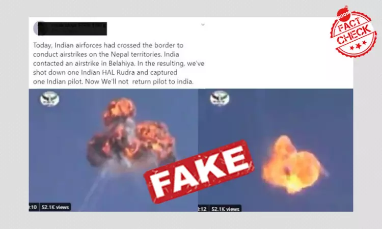2012 Video Of Syria Shared As Nepal Downing Indian Chopper, Capturing Pilot