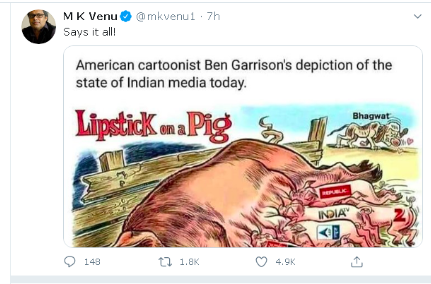 Satirical Cartoon On Modi Was Not Created By US Cartoonist Ben Garrison |  BOOM