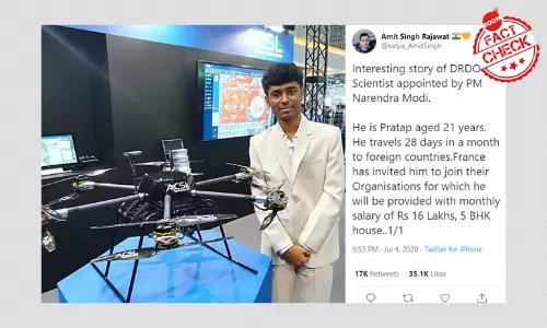 Did PM Modi Appoint Drone Wiz Prathap As A DRDO Scientist?
