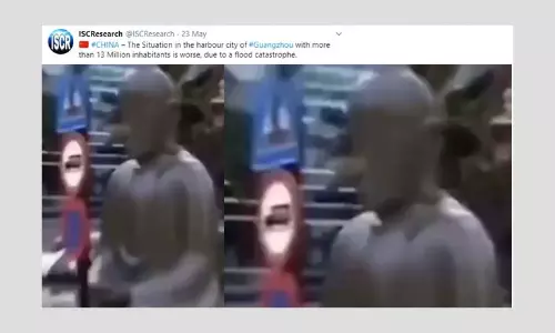 Video Of Flood In Spain Doctored To Include A Buddha Statue