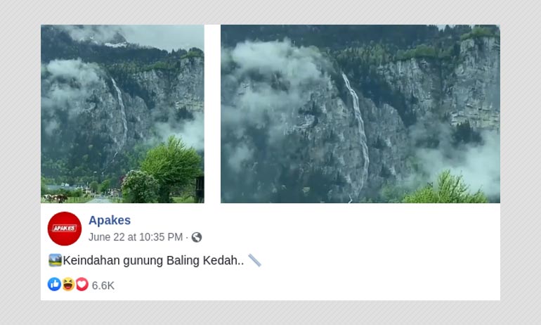 The Waterfall In This Video Is In Switzerland And Not Malaysia The Waterfall In This Video Is In Switzerland And Not Malaysia