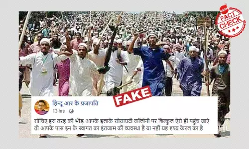 2013 Photo Of Violent Protests in Bangladesh Peddled As Kerala