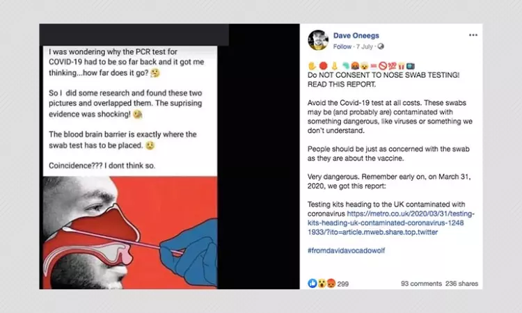 COVID-19 Swab Tests Do Not Damage The Blood-brain Barrier