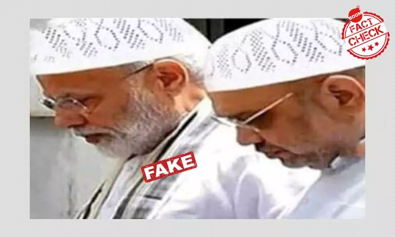 Morphed Image Of PM Modi And Amit Shah Viral With Misleading Claims