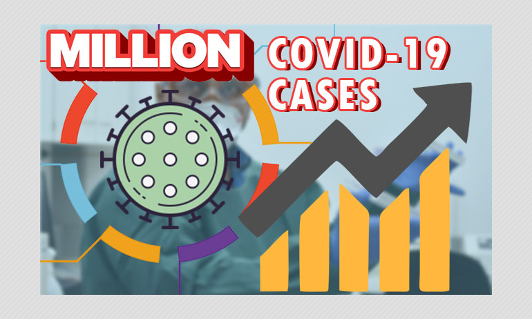 India Crosses A Million COVID Cases; Last Lakh Came In Three Days India Crosses A Million COVID Cases; Last Lakh Came In Three Days