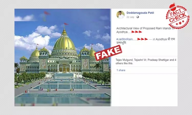 Photos Of ISKCON Temple Viral As Proposed Ram Temple In Ayodhya