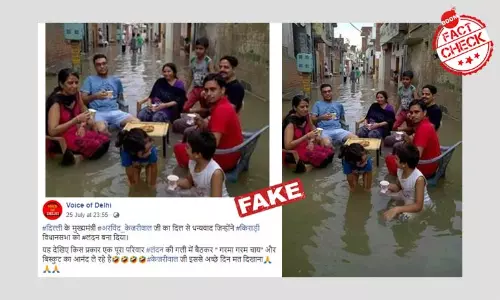 No, This Tea Break In A Waterlogged Street Is Not From Delhi