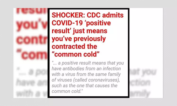Viral Posts Share False Claims About COVID-19 Test Results