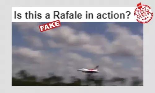 Video Of Remote Controlled Turbine Jet Performing Stunts Shared As Rafale