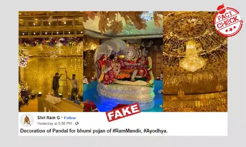 Video From Hyderabad Temple Viral With Ram Mandir Bhumi Pujan Twist