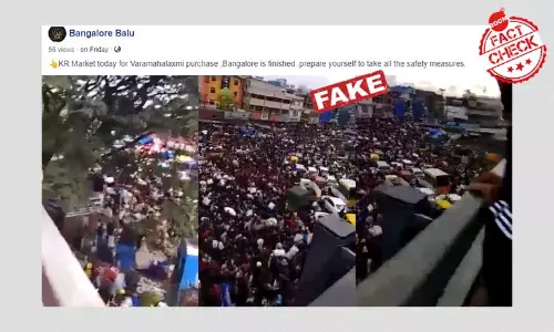 2019 Video Of Bengalurus Crowded KR Market Revived With COVID Twist