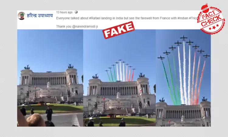 No, This Video Does Not Show Frances Farewell To Rafale Aircraft