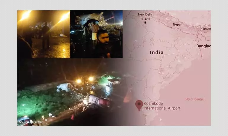 Air India Flight Skids Off Runway At Calicut, Splits In Two