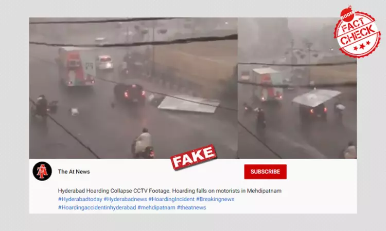 Video Of A Flying Billboard Injuring Bikers In Karachi Shared As Hyderabad