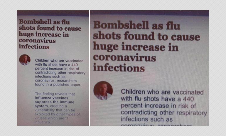 Flu Vaccines Do Not Make Children Vulnerable To Coronavirus Infections Flu Vaccines Do Not Make Children Vulnerable To Coronavirus Infections