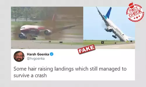 Flight Simulation Video Peddled As Pilots Battling Crosswinds