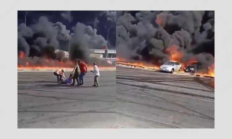 Video Of Egypt Pipeline Fire Viral As Beirut Blasts