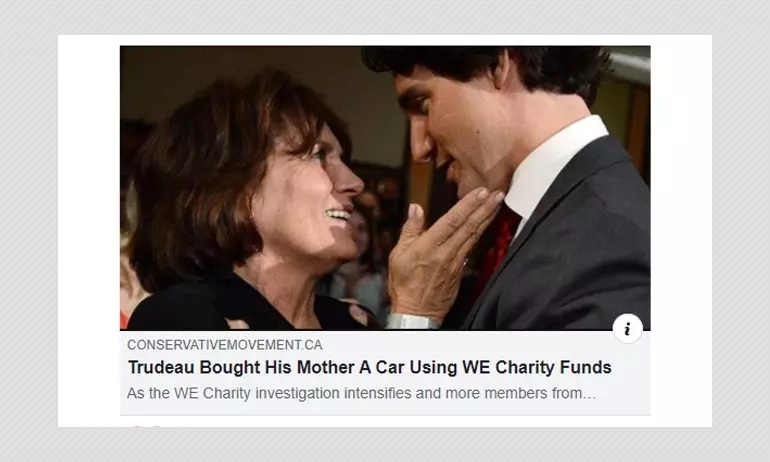 Justin Trudeau Did Not Buy A Mercedes For His Mom Using Charity Money