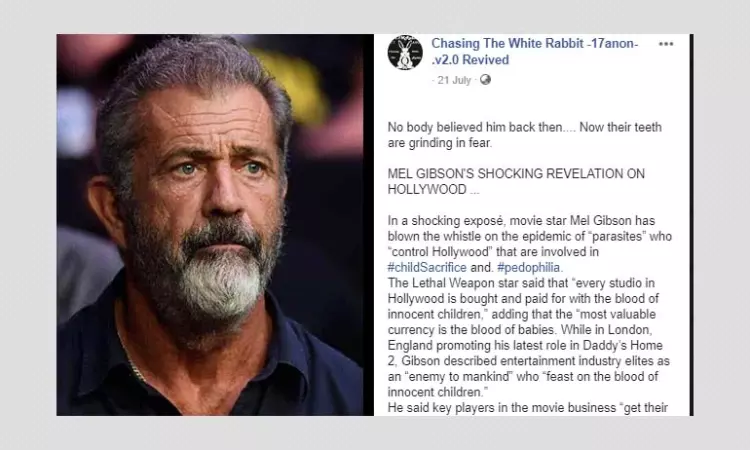 Did Mel Gibson Accuse Hollywood Of Child Sacrifices And Paedophilia?