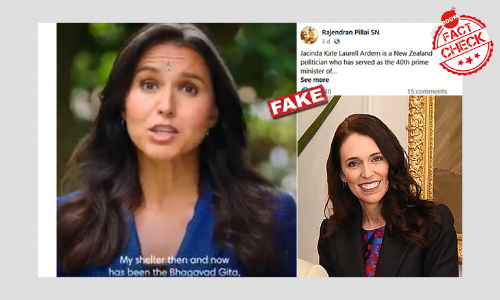 Video Of Tulsi Gabbard Praising The Gita Viral As NZ PM Jacinda Ardern