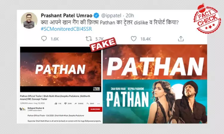 Netizens Boycott Fan-made Trailers Of Upcoming SRK-Starrer Pathan