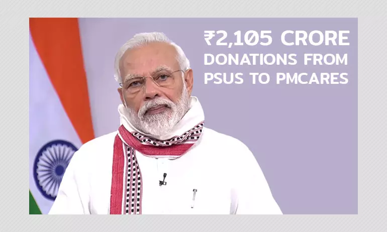 38 PSU Contributed ₹2105 Crores To PM CARES: Report