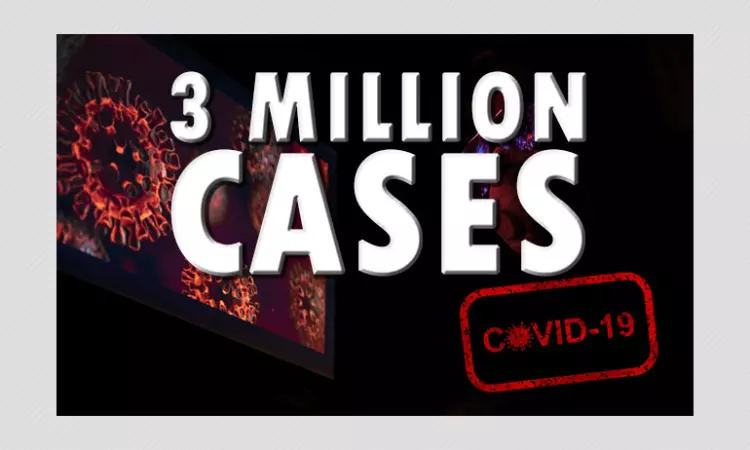 COVID-19: India Crosses 3 Million Cases; New Million Reached In 16 Days