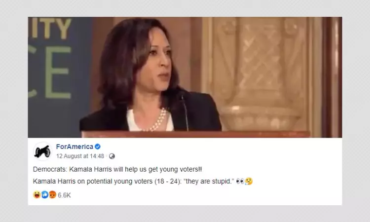 Did Kamala Harris Call Young Voters Stupid? A Fact Check