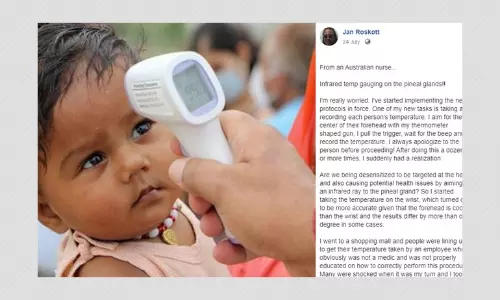 Does Using Temperature Gun Damage The Pineal Gland In The Brain?