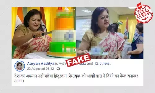 Photos Of Indian Ambassador To Belarus Peddled As Facebooks Ankhi Das