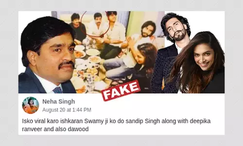 Dawood Ibrahim Was Not Pictured With Ranveer Singh And Deepika Padukone