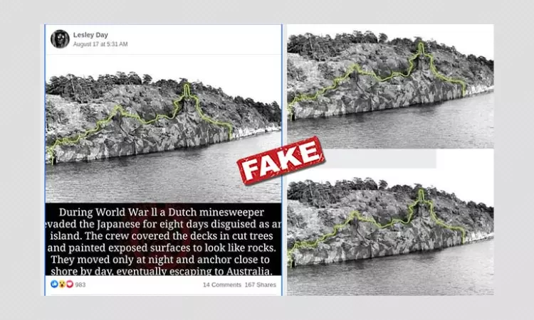 Photo Shows A Swedish Warship And Not A Camouflaged Dutch Minesweeper