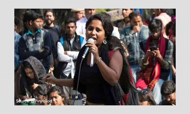Delhi HC Grants Bail to Pinjra Tod Activist Devangana Kalita Delhi HC Grants Bail to Pinjra Tod Activist Devangana Kalita