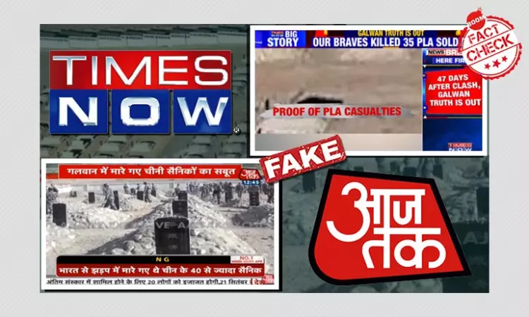 Aaj Tak, Times Now Air Video Of 1962 War Memorial As Proof Of Galwan