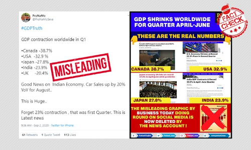 Why Claims Of US, Canada GDP Falling More Than India Are Misleading